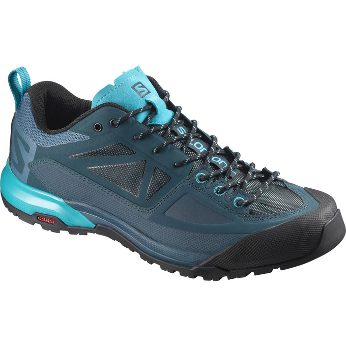 Salomon Singapore Womens Hiking Boots - X ALP SPRY W Turquoise | 27584-XJFK